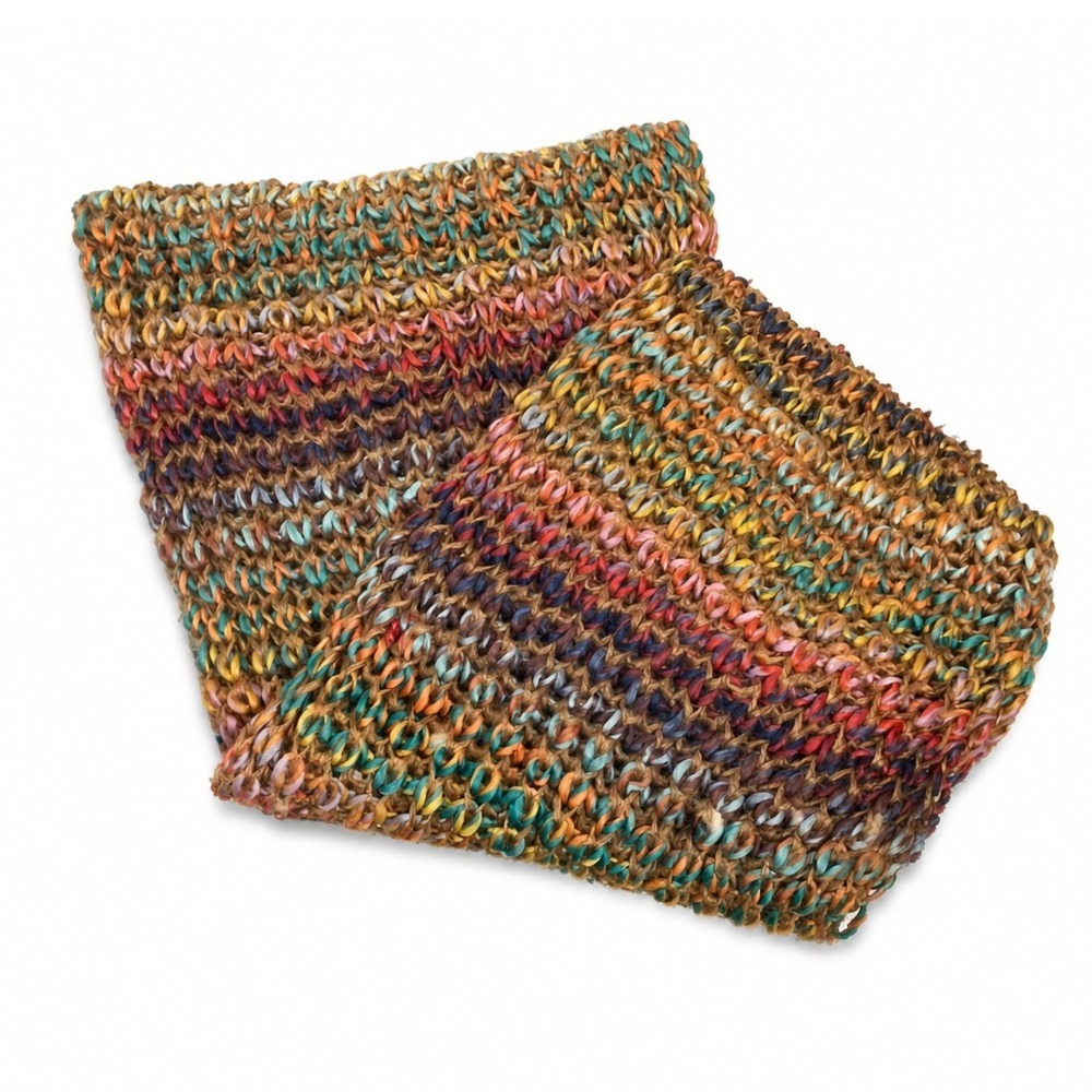Rainbow Infinity Knit Scarf Beautiful Soft‎ Cozy